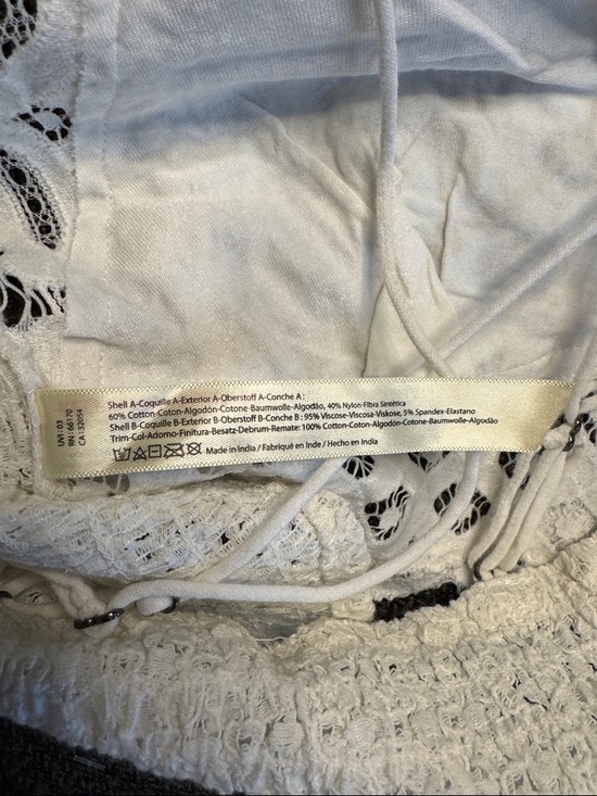 Free People Cream Crochet Bralette - Picture 6 of 6